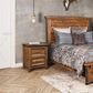 Sunset Bay Urban Rustic 2 Drawer Nightstand in Rustic Brown, , large