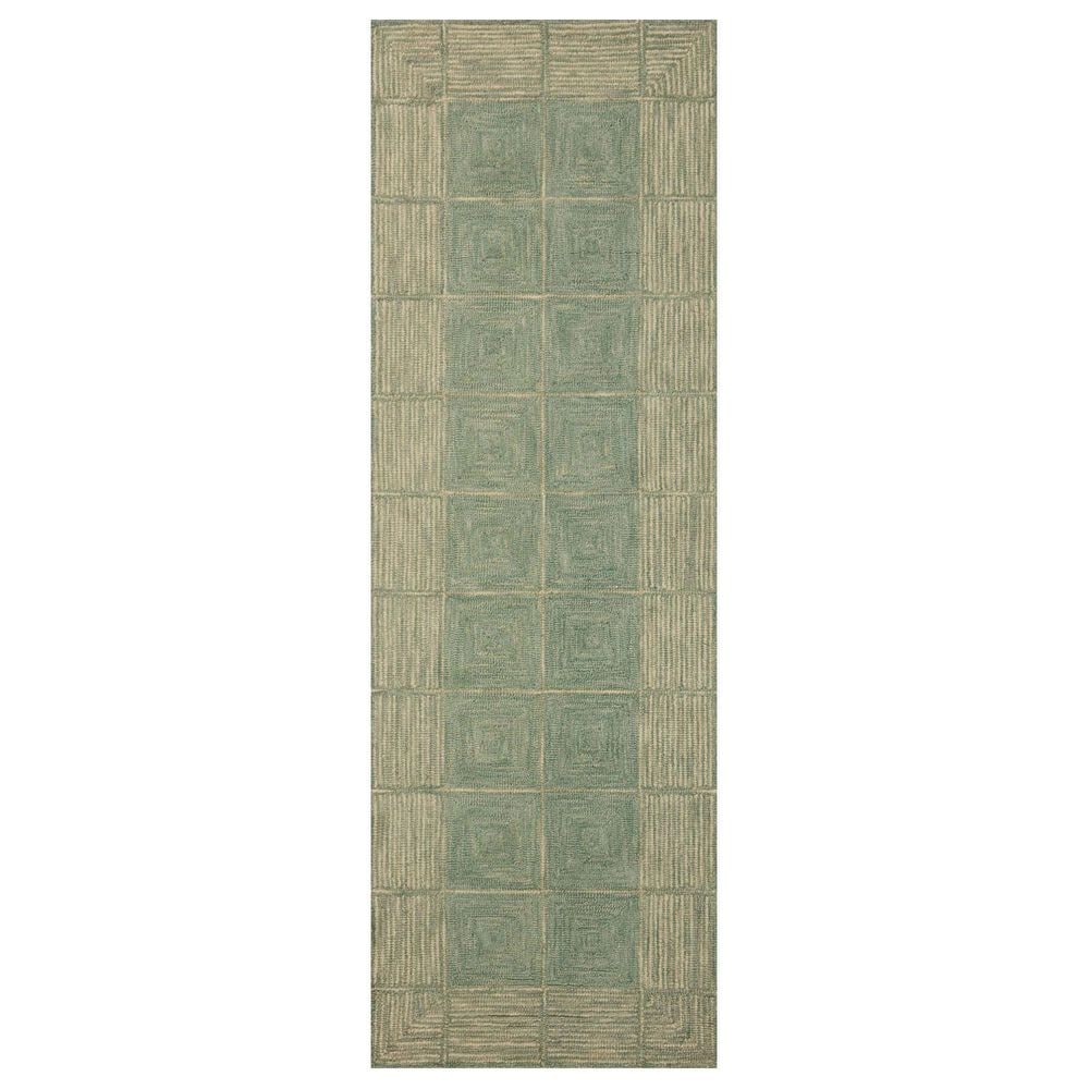 Chris Loves Julia x Loloi Francis 2"6" x 7"6" Green and Natural Runner, , large