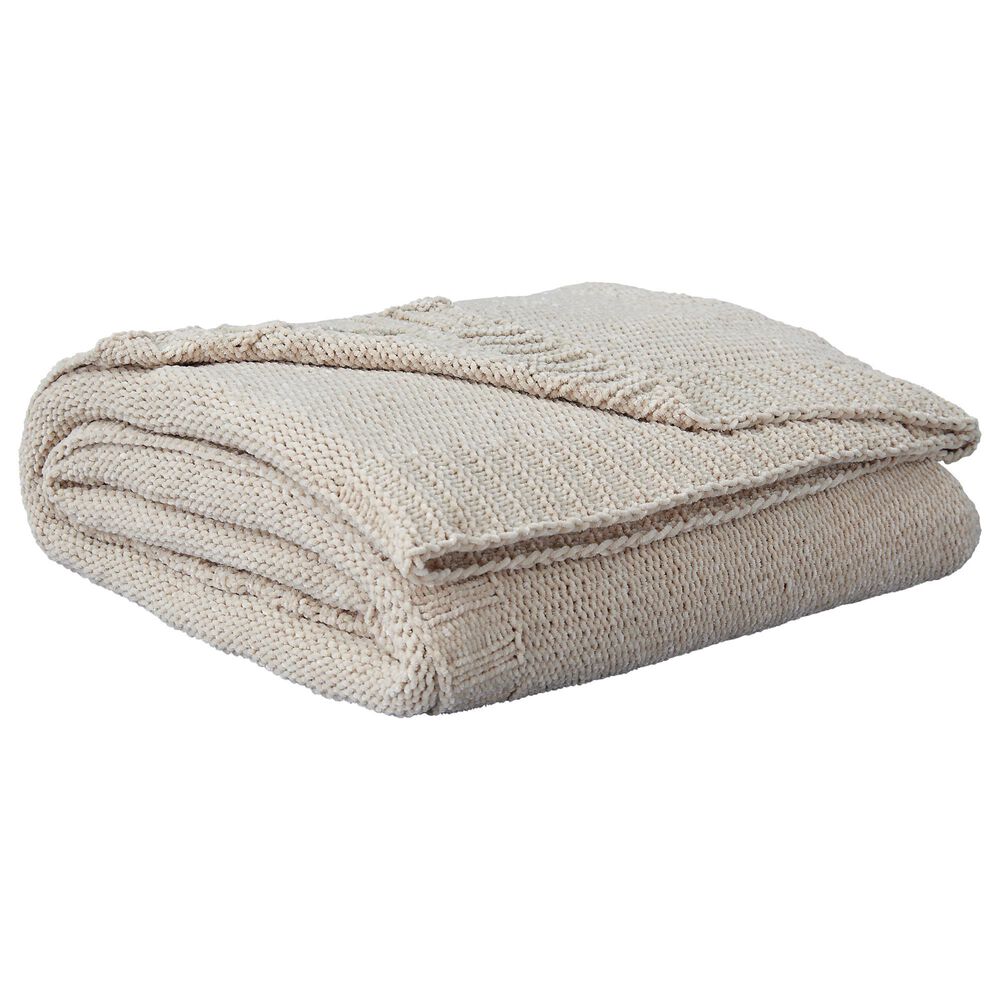 Ashley Anawood 50" x 60" Throw in Oatmeal, , large