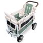 Wonderfold Volkswagen 2-Seater Stroller Wagon in Sage Green, , large