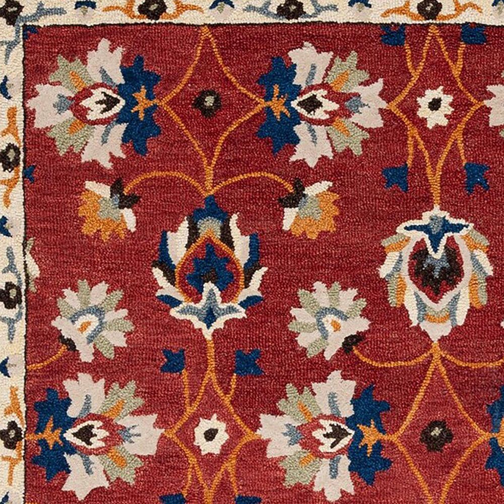 Safavieh Micro-Loop 4&#39; x 6&#39; Rust and Blue Area Rug, , large