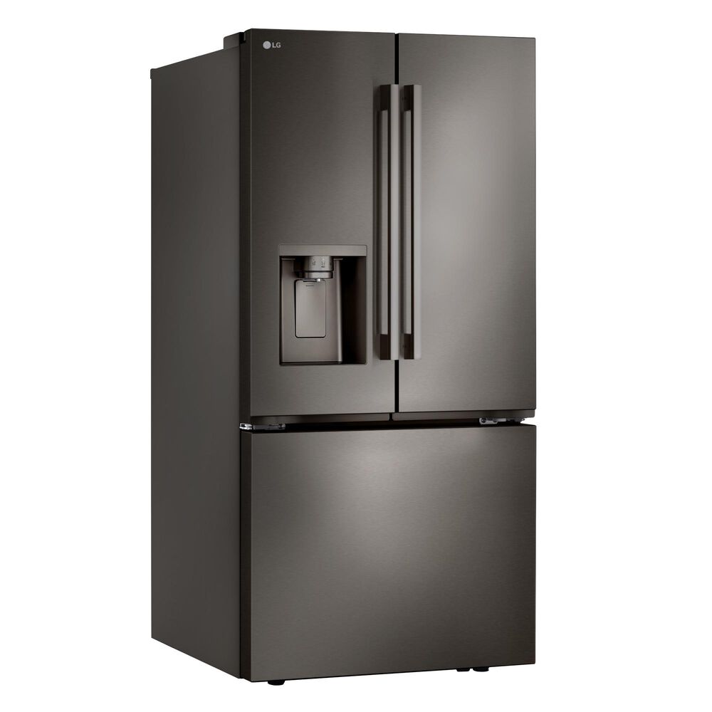 LG 24.5 Cu. Ft. 3-Door French Door Refrigerator in Black Stainless Steel, , large