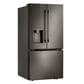 LG 24.5 Cu. Ft. 3-Door French Door Refrigerator in Black Stainless Steel, , large