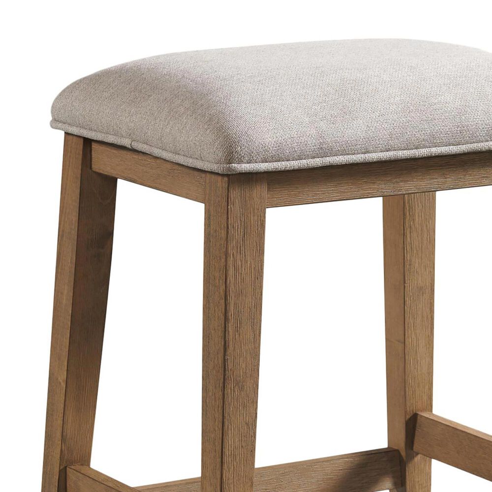 Hawthorne Furniture Landmark Backless Stool in Weathered Oak, , large