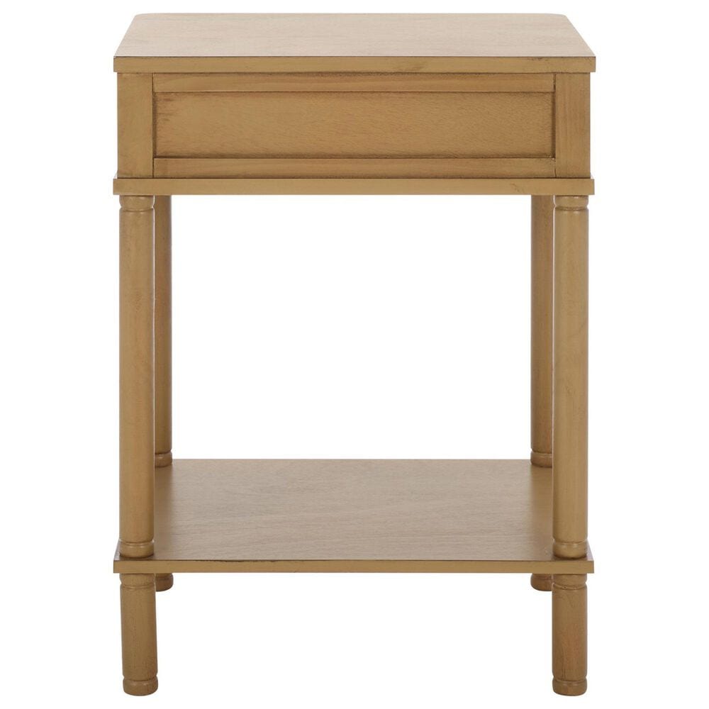 Safavieh Thurston 1-Drawer End Table in Desert Brown, , large