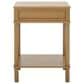 Safavieh Thurston 1-Drawer End Table in Desert Brown, , large