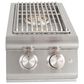 Blaze 12" Built-In LTE Natural Gas Double Side Burner with Lights in Stainless Steel, , large