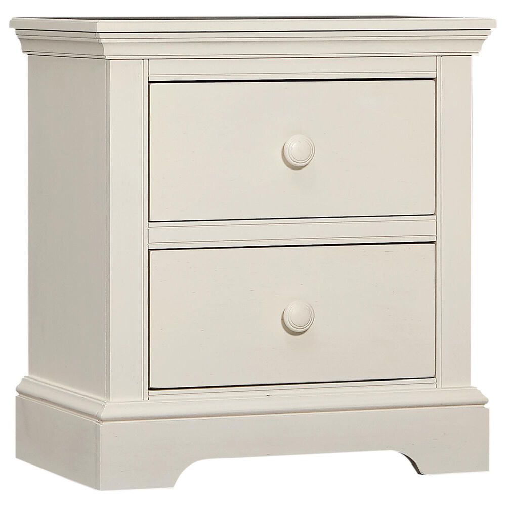 Eastern Shore Hanley 2-Drawer Nightstand in Chalk, , large