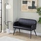 Lumisource Daniella Upholstered Bench in Black, , large