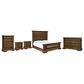 Millenium Frantanna King Panel Bed with Dresser, Chest, and Two Nightstands in Brown, , large