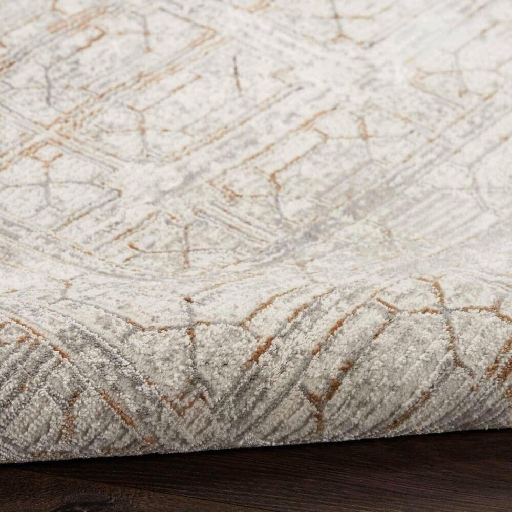 Nourison Desire Ivory and Beige 6&#39; x 9&#39; Area Rug, , large