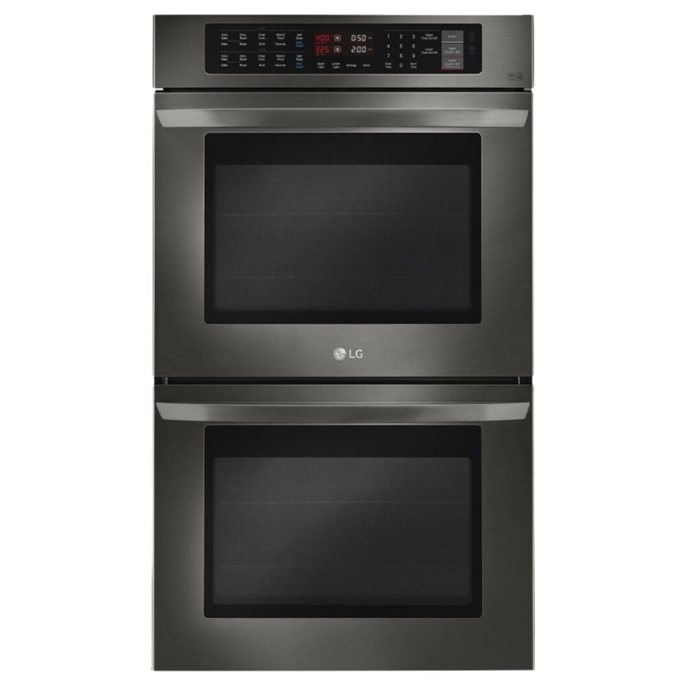 LG 30" Double Wall Oven in Black Stainless, , large