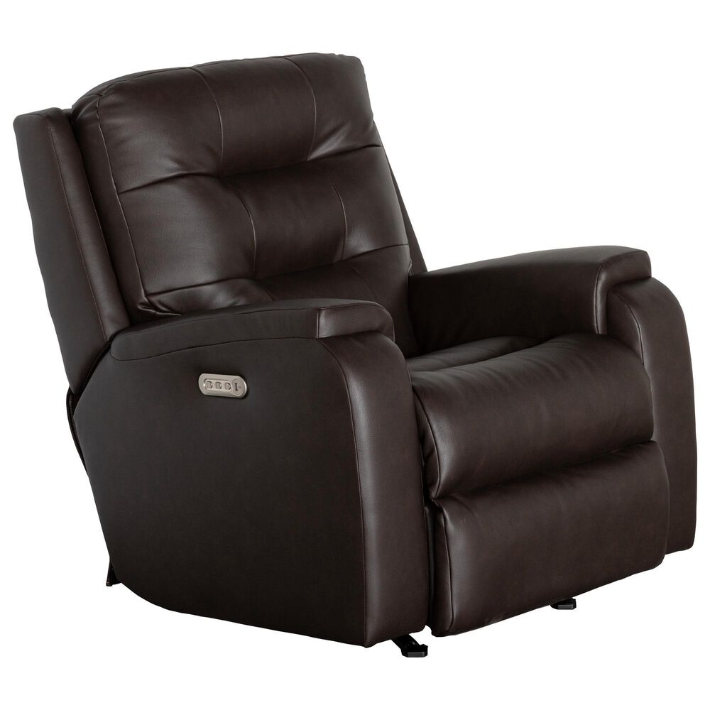 Flexsteel Arlo Power Rocking Recliner with Headrest and Lumbar in Olive Brown, , large