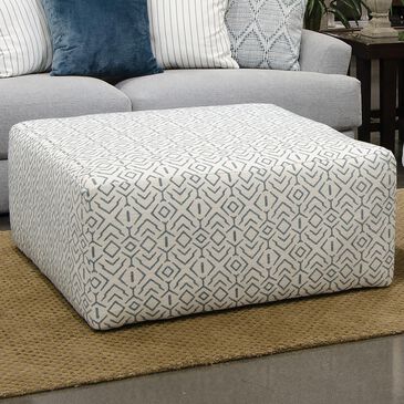Catnapper Howell Cocktail Ottoman in Aqua, , large