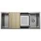 Blanco Inteos 45" Undermount Single Bowl Kitchen Sink in Satin Brushed Stainless Steel, , large