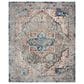 Safavieh Aria ARA119E 8" x 10" Beige and Blue Area Rug, , large