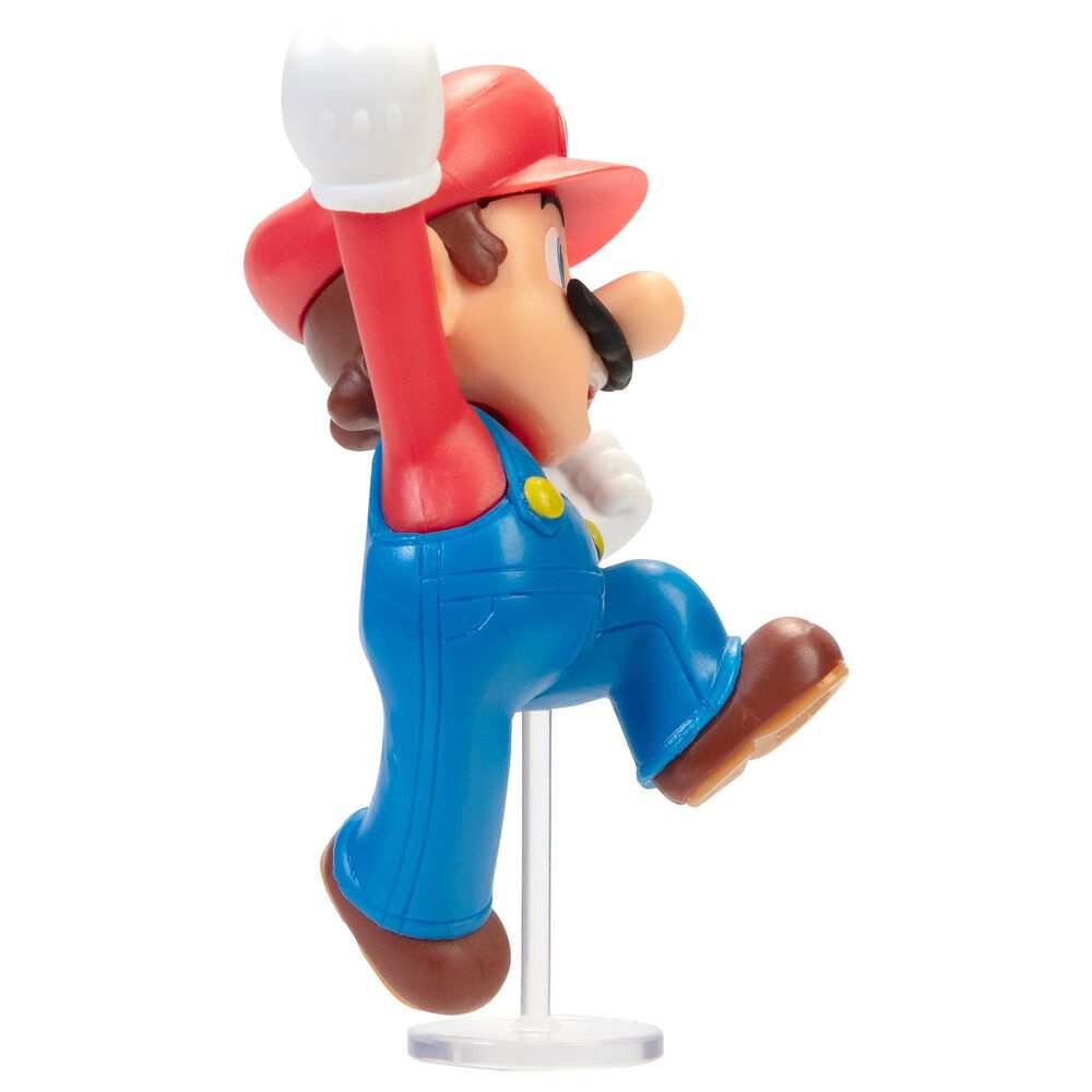 World of Nintendo Super Mario  2.5&quot; Limited Articulation Wave Action Figure - Mario, , large
