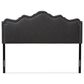 Baxton Studio Nadeen King Upholstered Headboard in Dark Grey, , large