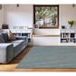 Radici USA Naturale 9" x 12" Aqua Area Rug, , large