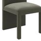 Caracole Classic Precipice Side Chair in Velvet Eucalyptus, , large