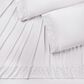 4-Piece Queen Clipped Textured Sheet Set in White, , large