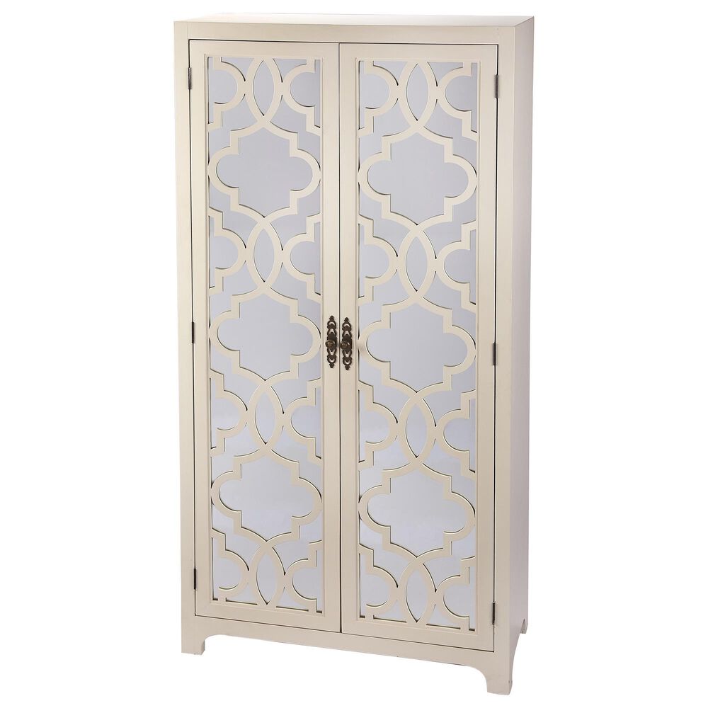 Butler Morjanna Tall Cabinet in White, , large