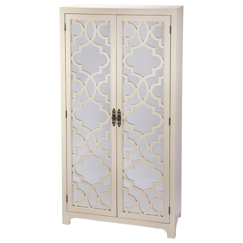 Butler Morjanna Tall Cabinet in White, , large