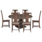 Home Trends & Design Nimes 7-Piece Round Dining Set in Weathered Mango, , large