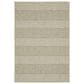 Oriental Weavers Tortuga TR01A 1"10" x 7"6" Beige and Black Runner, , large