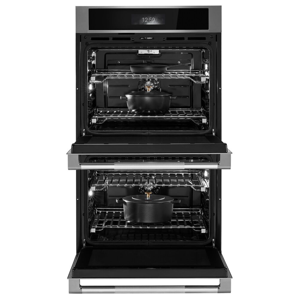 JennAir Rise 30" Smart Double Wall Oven with MultiMode and Six Racks in Stainless Steel, , large