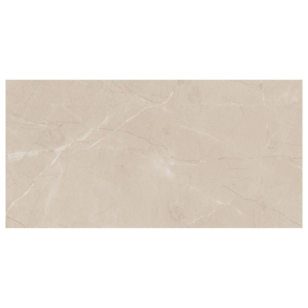 Dal-Tile Perpetuo Elegant Beige 12" x 24" Polished Porcelain Floor Tile, , large