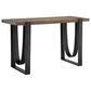 Nicolette Home Bowden Sofa Table in Rustic Honey and Distressed Iron, , large