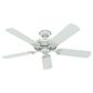 Hunter Sea Air 52" Outdoor Ceiling Fan in White, , large