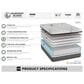Harvest Sleep Rose Plush Hybrid King Mattress with High Profile Box Spring, , large