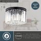 Vaxcel Allerton 3-Light Flush Mount in Matte Black, , large
