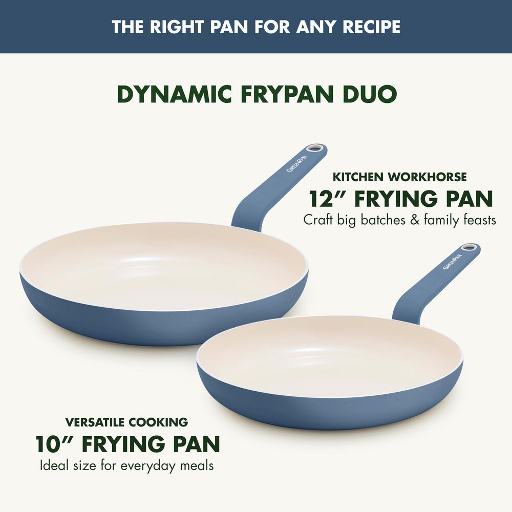 Green Pan Rio Advanced 2-Piece Frypan Set in Dutch blue, , large