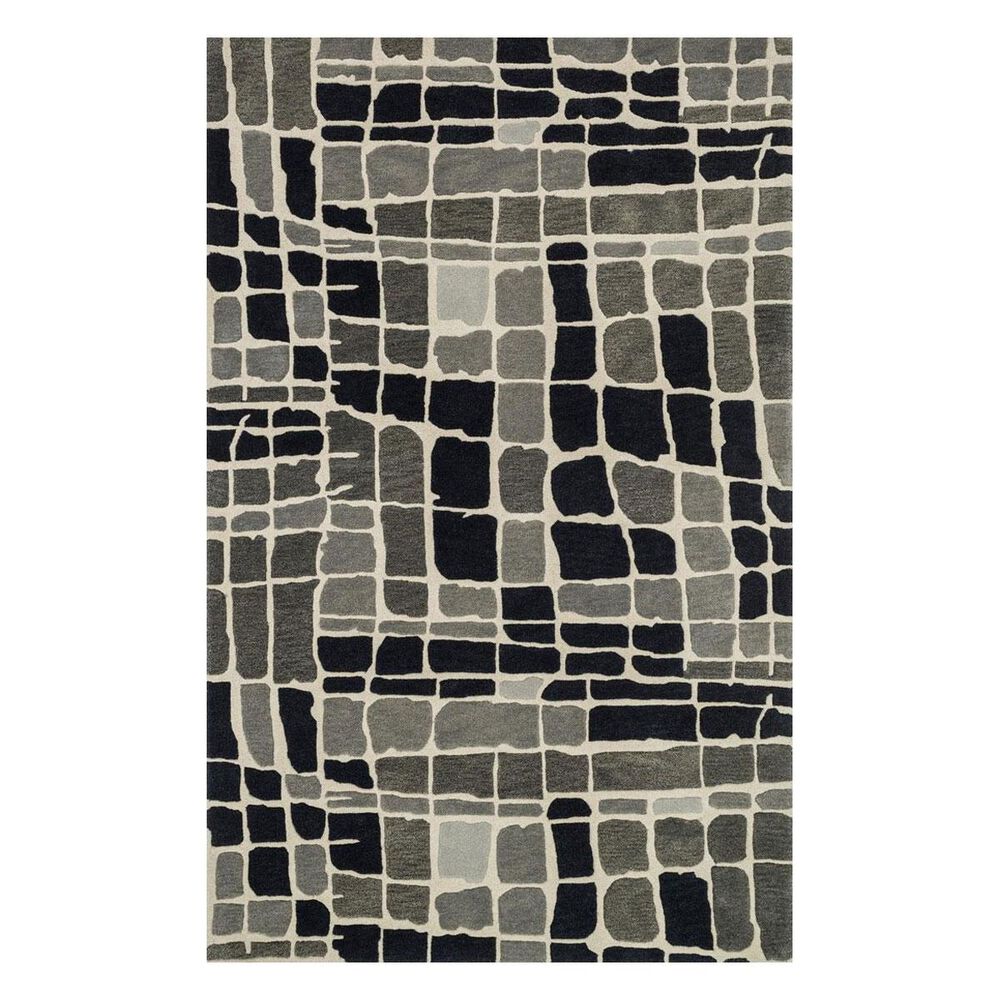 Loloi Nova NV-01 7"6" Square Grey/Black Area Rug, , large