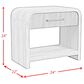 Mayberry Hill Ridgemont End Table with USB Ports in Natural, , large