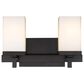 Golden Lighting Maddox 2-Light Bath Vanity in Matte Black, , large