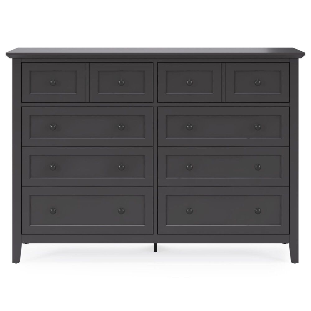 Urban Home Grace 8-Drawer Dresser in Raven Black, , large
