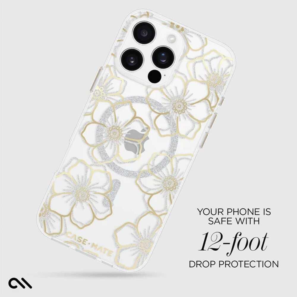 Case-Mate Floral Gems MagSafe Phone Case for the iPhone 16 Pro Max, , large