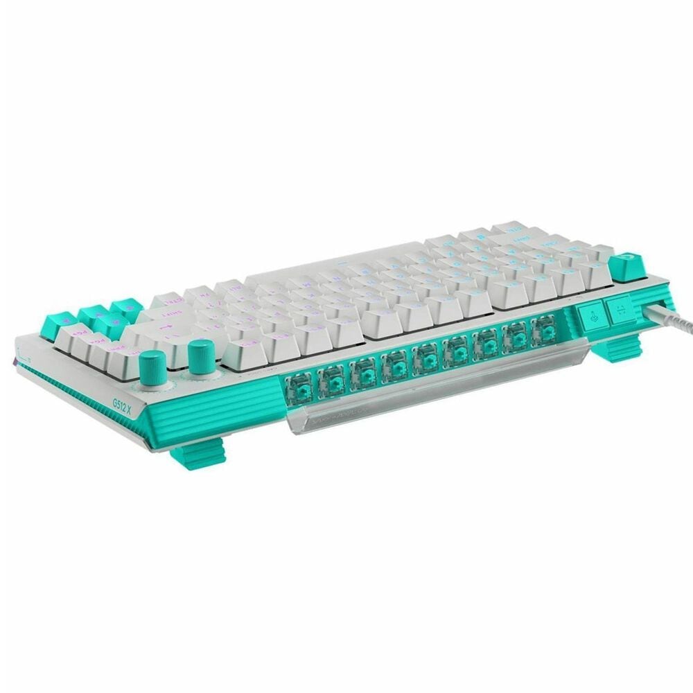 Logitech G512 X 75 Dual Swap Mechanical Gaming Keyboard with Linear Switches in White, , large