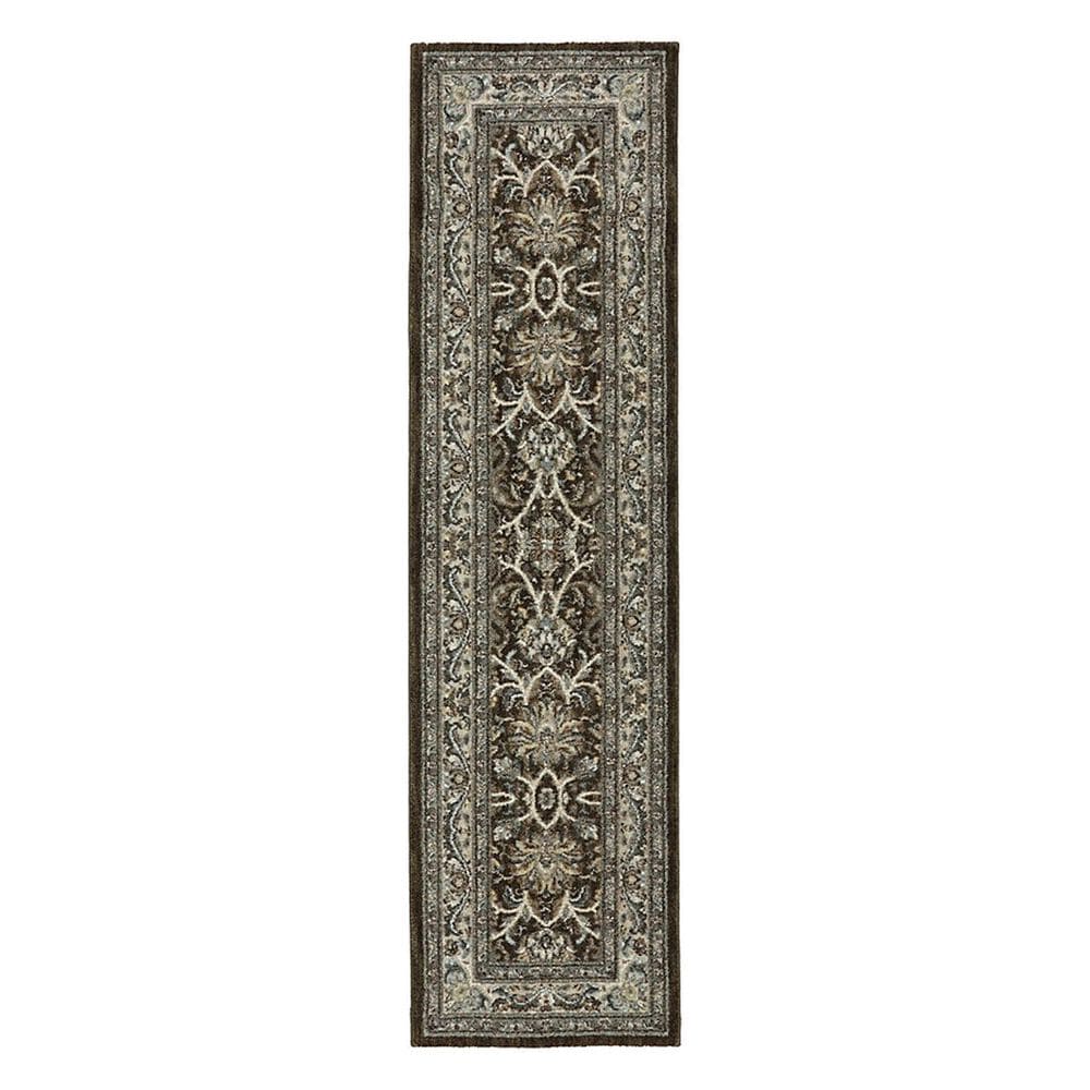 Karastan Euphoria Newbridge 90262-80062 2'1" x 7'10" Brown Runner, , large