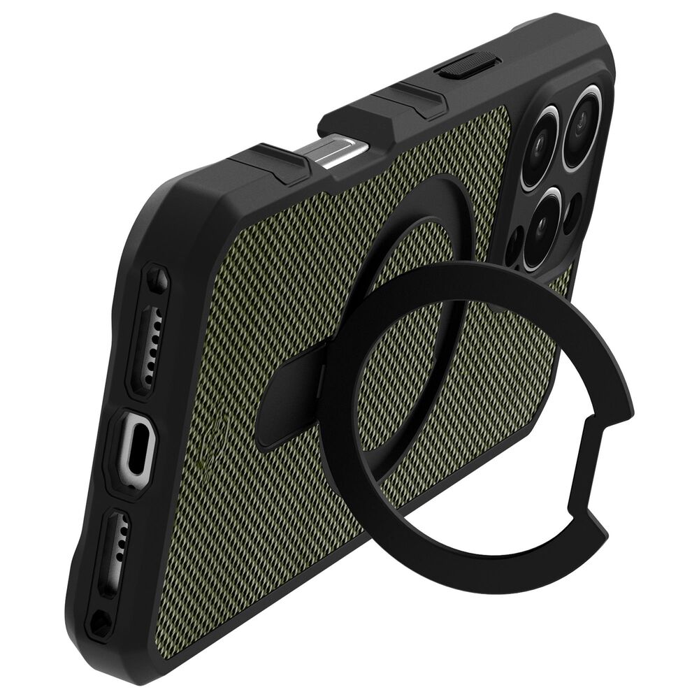 ITSkins Force R Nylon MagSafe Case for Apple iPhone 16 Pro Max in Olive Green and Black, , large