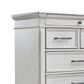 Ashley Kanwyn 7 Drawer Chest in Distressed Whitewash, , large