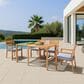 Zuo Modern Riviera Extendable Dining Table in Natural - Table Only, , large