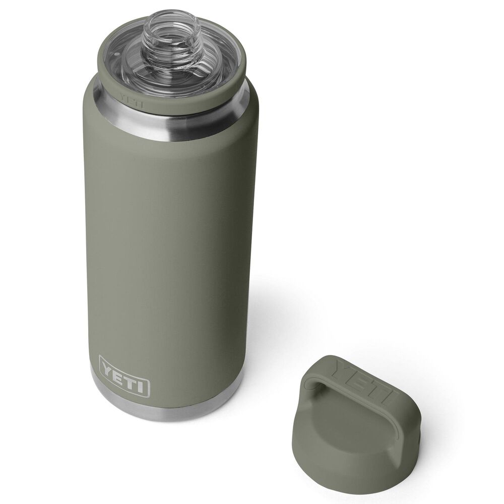 YETI Rambler 36 Oz Water Bottle with Chug Cap in Pampa Green, , large