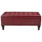 OSP Home Caldwell Storage Ottoman in Crimson Red, , large
