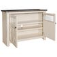 Signature Design by Ashley Bolanburg 50" TV Stand in Antique White and Weathered Oak Top, , large