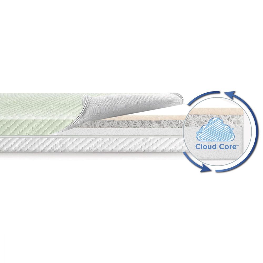 Delta Breathable Firm Crib and Toddler Mattress in Spring Green, , large